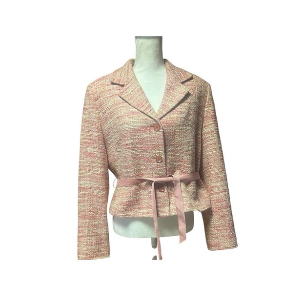 bill blass Jackets & Blazers - Bill Blass Vintage Tweed Belted Blazer‎